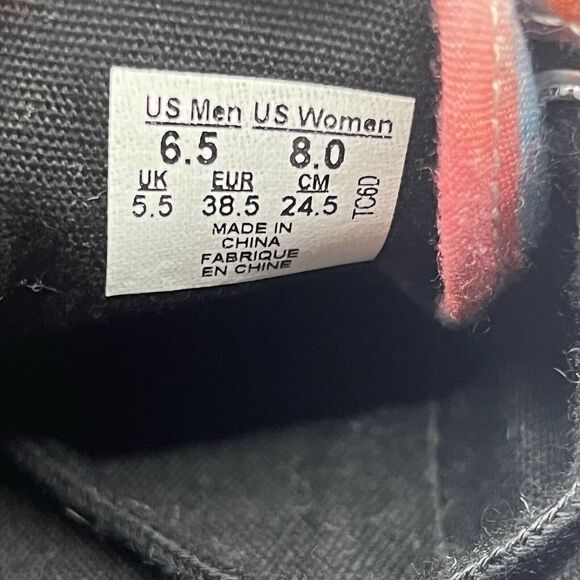 Vans Authentic Cosmic Galaxy Women Size 8 Shoes Pink Green Canvas Skate Sneakers - Picture 8 of 8